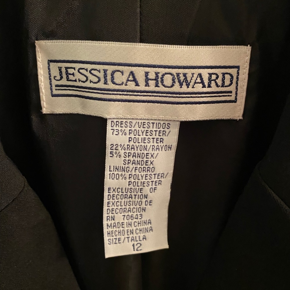 Jessica Howard Belted A-Line Fit and Flare Dress - Picture 12 of 13